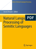 Natural Language Processing of Semitic Languages