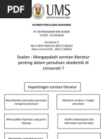 Mengapakah Sorotan Literatur Penting Dalam Penulisan Akademik Di Pdf