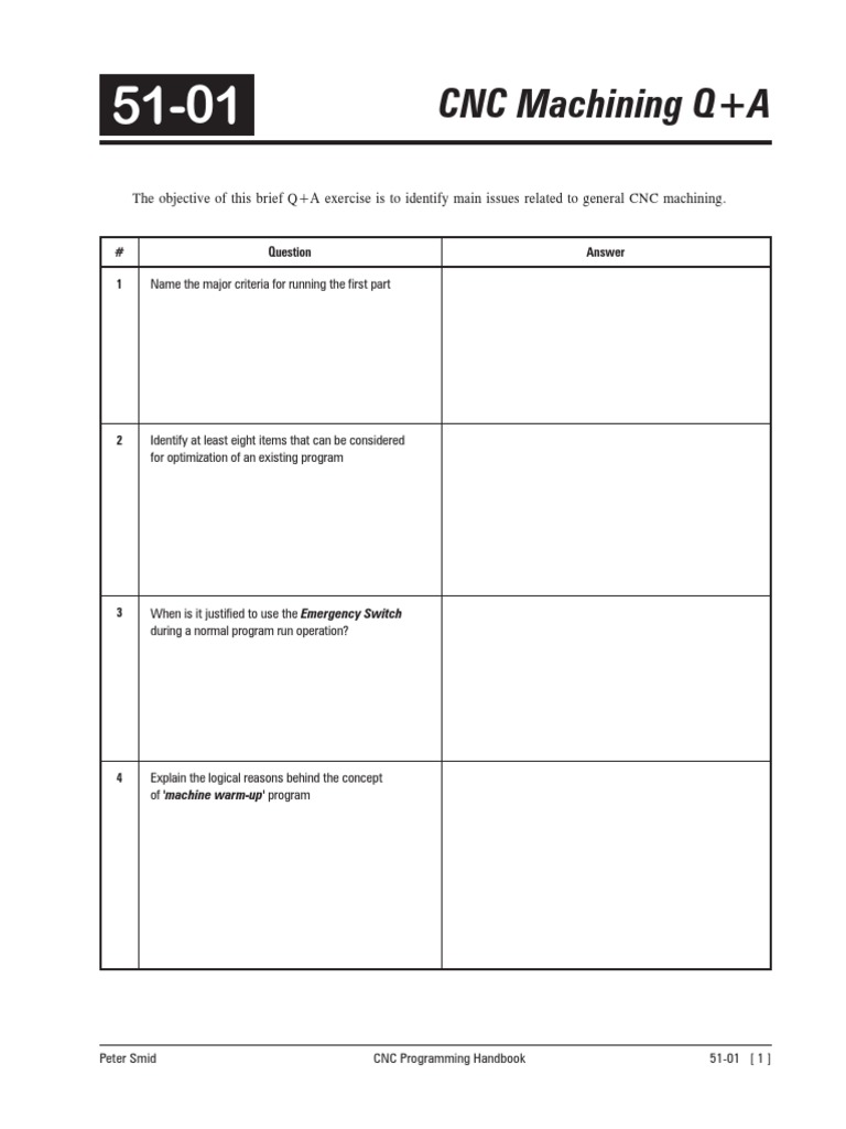 Optimizing CNC Machining Key Questions and Answers about Setup