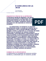 Depresion Subclinica en La Adolescencia