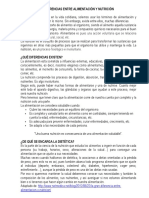 Diferencias entre alimentación y nutrición: procesos voluntarios e involuntarios