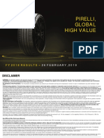 4603 Pirelli FY 2018 Results Presentation