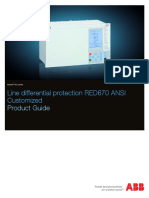 Line Differential Protection RED670 ANSI Customized: Product Guide