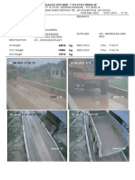 Weighbridge CCTV Ticket Print With Gross and Tare Vehicle Image