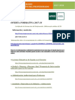 Uned-Cursos de Formación Del Profesorado 2017-2018