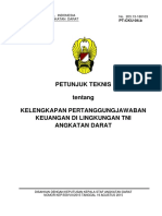 TNI AD Petunjuk Teknis Pertanggungjawaban Keuangan