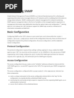 Configuring SNMP PDF