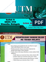 Kuliah 5 Islam Di Malaysia