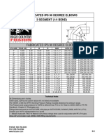 Fabricated IPS 90 Degree Elbows 4 54