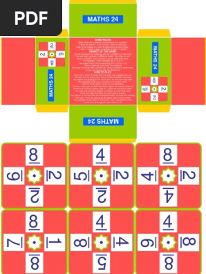 Maths 24 - Cards | Pdf | Teaching Mathematics