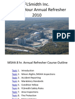 MSHA AR 2010 Course Outline Master