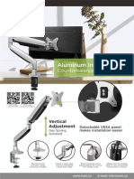 LDT10 Series-Aluminum Interactive Counterbalance Monitor Arm