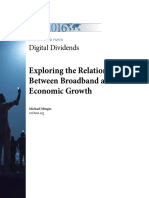 Exploring The Relationship Between Broadband and Economic Growth