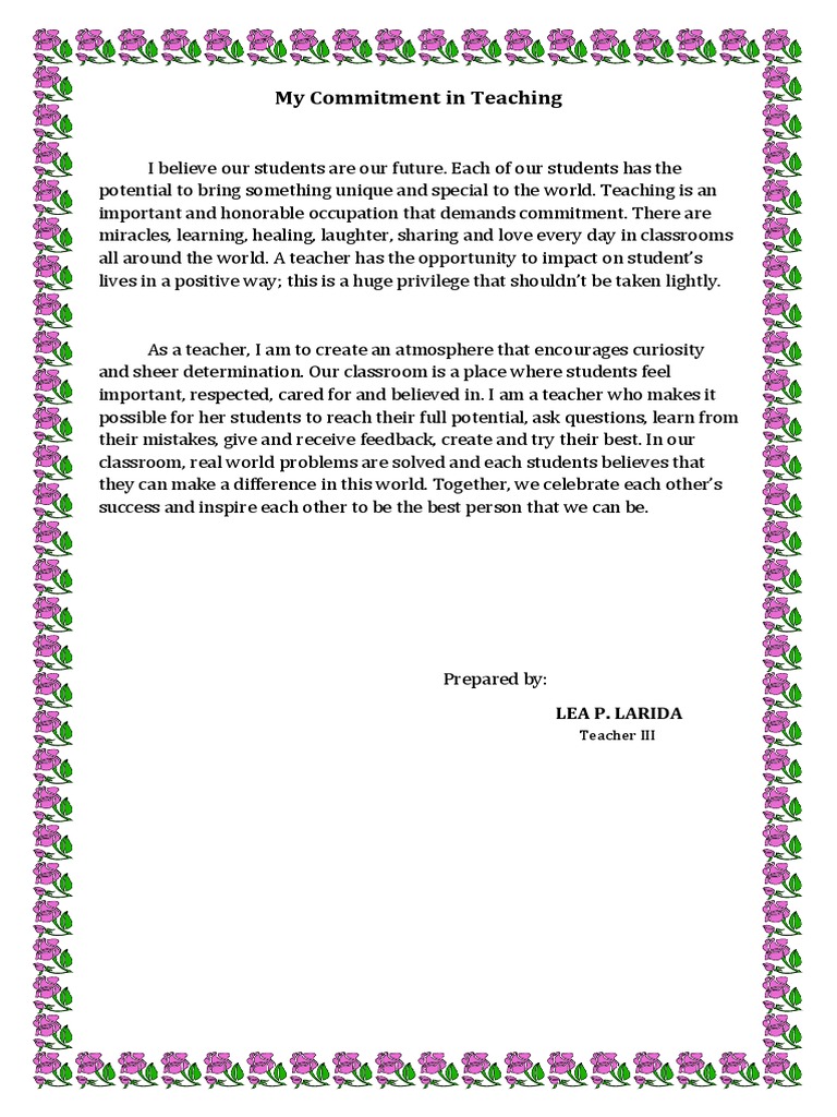 Essay christian commitments image