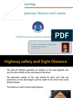 Highway Engineering-Distances and Controls
