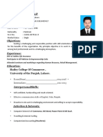 Muhammad Riaz: Personalprofile