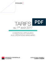 Societé Générale Brochure Tarifaire Pri Aout 2017