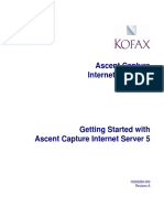 Ascent Capture Internet Server 5: 10300260-000 Revision A