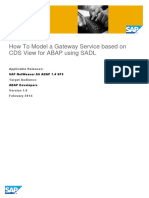 How To Model A Gateway Service Based On CDS View For ABAP Using SADL PDF