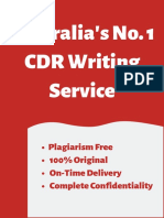 Australia's No. 1 CDR Writing Service