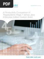 A Productivity Comparison of Pegasystems Pega 7 Versus Java Enterprise Edition Custom Build