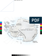 Antarctic topographic map