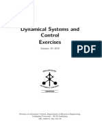 Dynamical Systems and Control Exercises