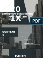 Enterprise-Establishing PPT Template: Presenter XXX Department Sales Department