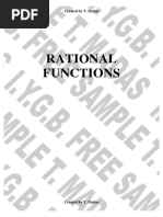 Rational Functions: Created by T. Madas