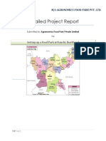 Detailed Project Report: Setting Up A Food Park at Ranchi, Jharkhand