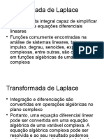 Transformada de Laplace: equações diferenciais