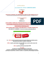 CONSTANTA-20.APRILIE. 2019 -CURS EVALUARE 1 zi -Modul 2-TEHNICI PSIHOMETRICE-PROIECTIVE-Detalii Creditare,Program, Plata, Adresa.docx