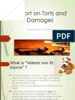 Torts-Volenti Non Fit Injuria