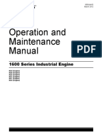 Operation and Maintenance Manual: 1600 Series Industrial Engine