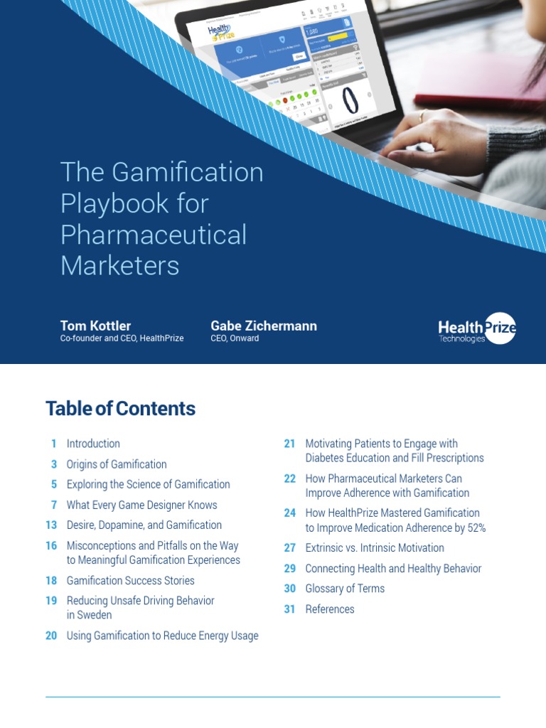 Gamification Playbook for Pharma Marketers | PDF | Video Games | Motivation