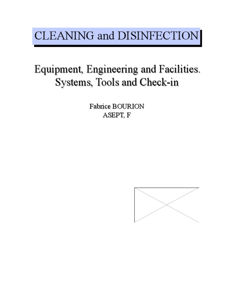 Cleaning and Disinfection Procedures Guide | PDF | Disinfectant ...