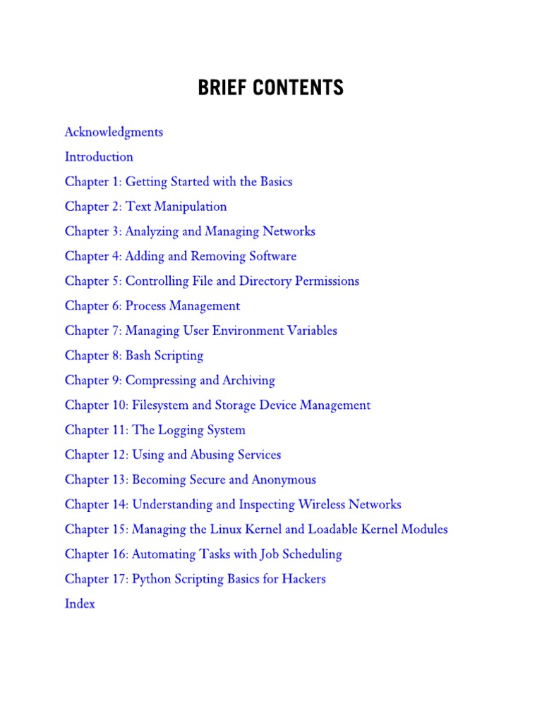 Linux Basics For Hackers 1st Edition PDF | PDF
