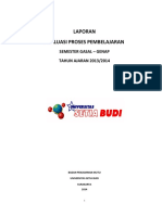 Laporan Evaluasi Pembelajaran TA - 2013-2014