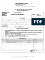 Formato - Inscripcion de Actividades