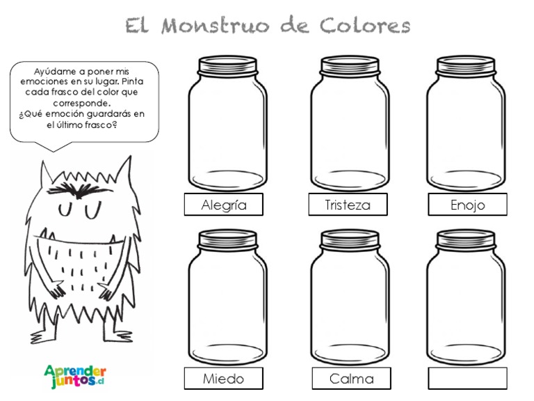 Actividades del Monstruo de Colores | PDF