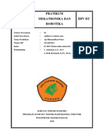 Pratikum Mekatronika Dan Robotika