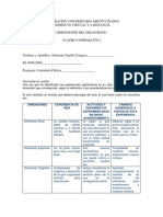 Cuadro Comparativo Proyecto de Vida