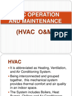 Hvac Operation and Maintenance