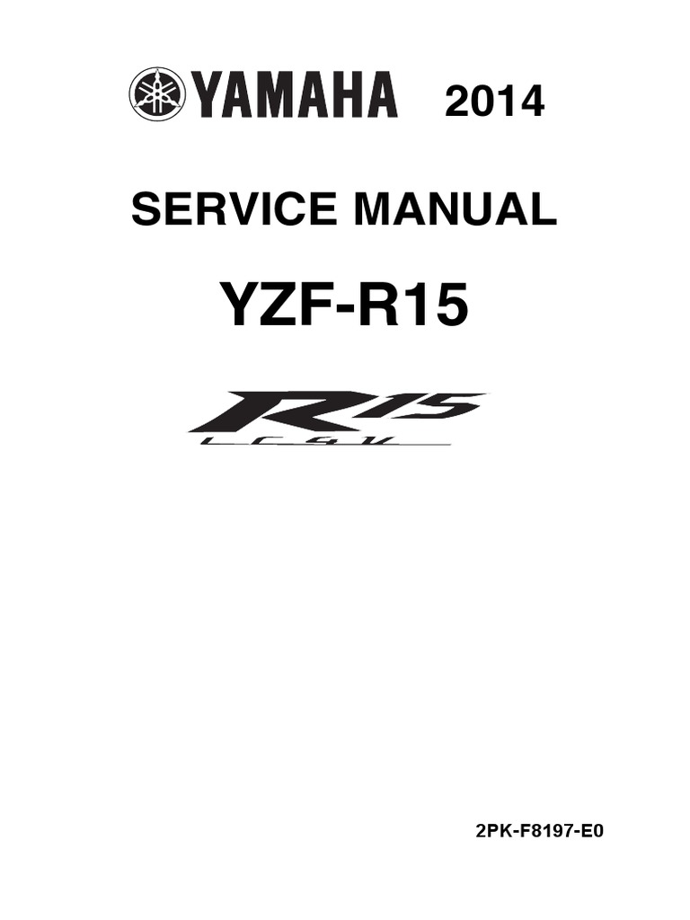 Yzf R15 Service PDF | PDF | Fuel Injection | Throttle