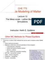  Meso-Scale Methods Lattice MC Langevin Eqn February 