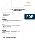 Lista Utiles TERCERO Medio 2019