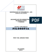 Filosofia - Material Complementar - 2013