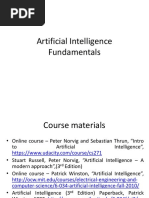 Artificial Intelligence Fundamentals