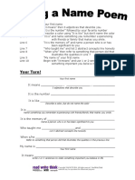 WritingNamePoem PDF