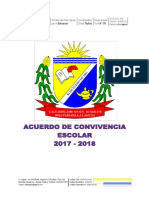 Mayo Acuerdo Convivencia 2017-18